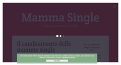 Desktop Screenshot of mammasingle.org