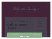 Tablet Screenshot of mammasingle.org